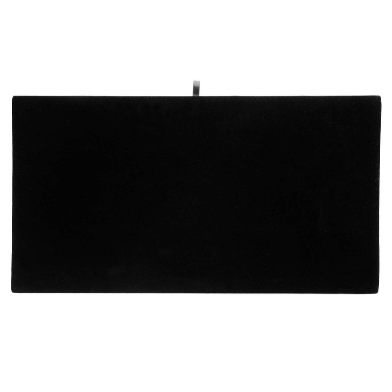 MOOCA 6 Pcs Set Jewelry Display Tray Pad Jewelry Display Tray Insert Accessory for Jewelries, 14 W x 7 1/2 D in, Black Velvet - Image 3